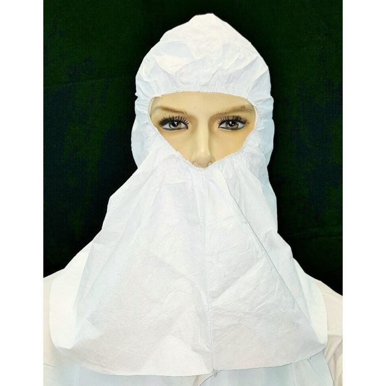 Dupont Tyvek Ty657 Elastic White Hood - Coverallsdirect - Disposable 